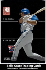 2003 Donruss Elite Vernon Wells #81 Toronto Blue Jays MLB Baseball 