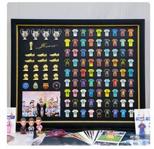 ⚽ Lionel Messi Football Jersey Pin Badge Display Frame Soccer Memorabilia Gift