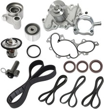 TKT-025 Engine Timing Belt Kit with Water Pump Compatible with 1996-2002 Toyota