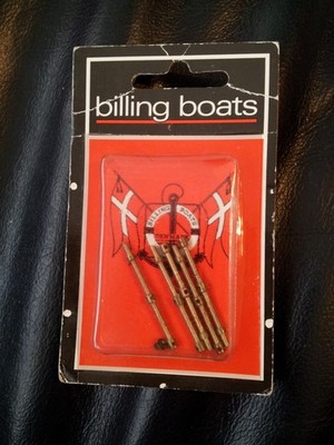 Relingstütze 30mm 2 Durchzüge 5 Stück von Billing Boats,Krick BF0371