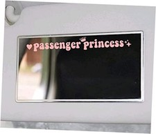 Passenger Princess Sticker Funny Car 6 INCH 1 Pack With Instruction - Pink