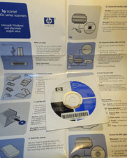 HP Scanjet 5400c Series Scanners CD-ROM and Instructions   2001