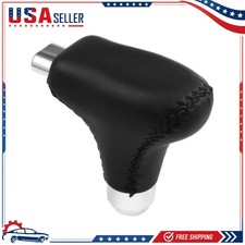Niversal Leather Automatic Gear Shift Knob Shifter Stick Handle W Push Button Niversal Leather Automatic Gear Shift Knob Shifter Stick Handle W Push Button