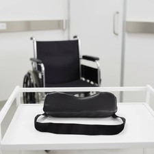 Wheelchair Headrest Leather-Like Wheelchair Head Support Cushion Stitched