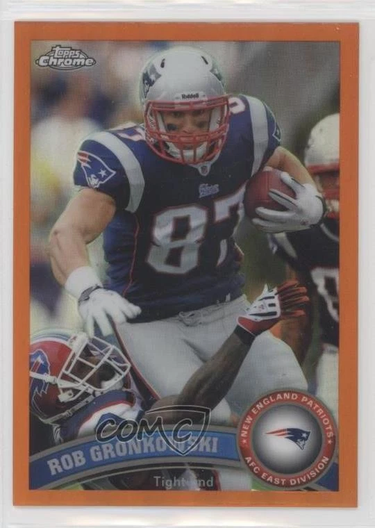 2011 Topps Chrome Retail Orange Refractor Rob Gronkowski #132