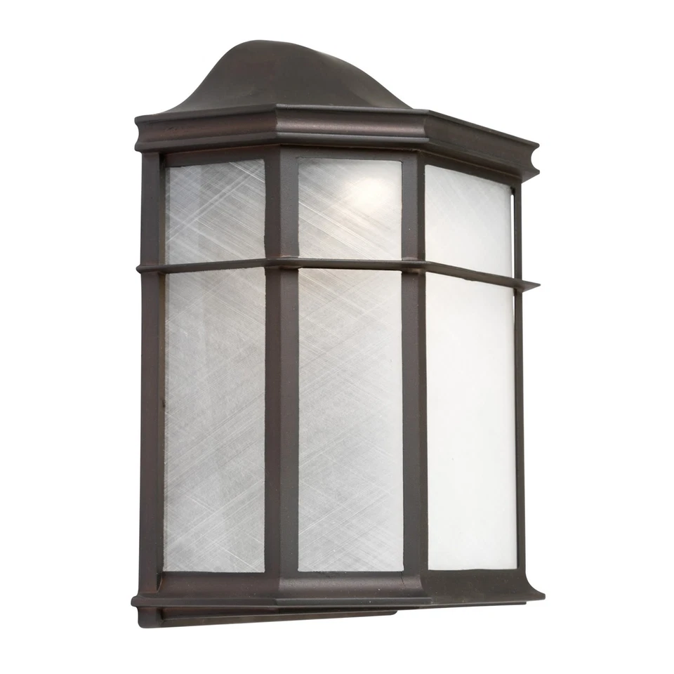 Forte Lighting 17104 1 Light 10" Tall LED Outdoor Wall Sconce - Bronze - Image 3 of 3