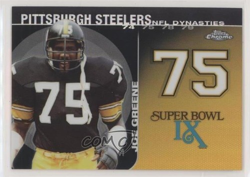 Joe Greene [Refractor] #JG 2008 Topps Chrome Dynasties card