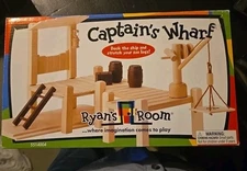 Ryan's Room Wooden Captain's Warf Loading Dock Pirates & Navy 5514004 New In Box