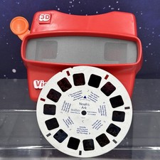 VTG 1998 View-Master 3D Viewer-Classic Red Noah  s Ark Real Working