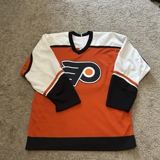 Vintage Ken Wregget Philadephia Flyers Jersey Mens Medium CCM NHL Hockey 90s 