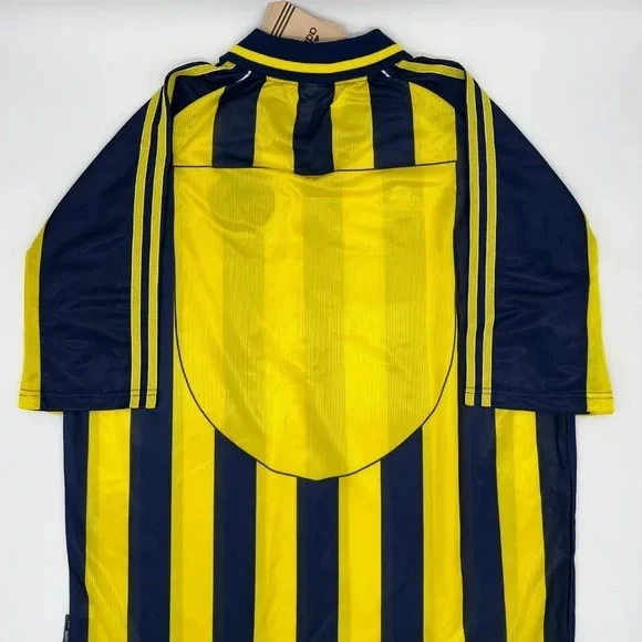 Nueva Camiseta de Fútbol Fenerbahce 1999/2000 Casa ORIGINAL Adidas De Colección Rara (L) Foto 3 de 4