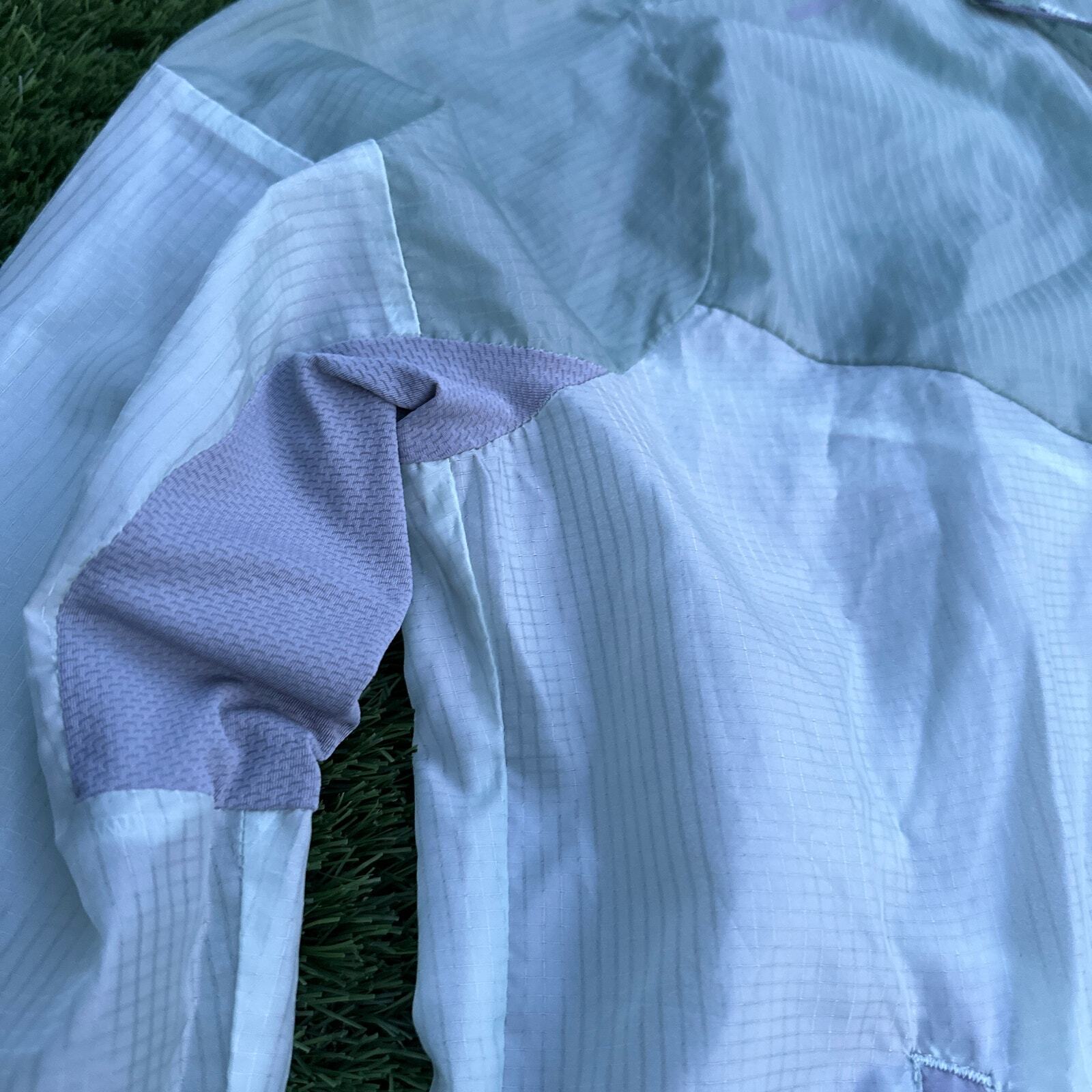 SACAI X NIKE Nike Sportwear Windrunner giacca cappuccio zip intera manica lunga verde menta donna L