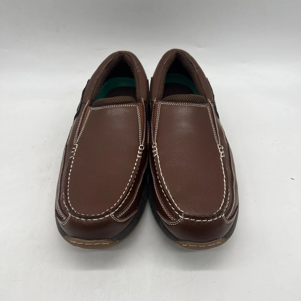 Dr Scholls 42J-D6 Men's Brown Comfort Leather Slip On Casual Loafer Size 11 D - Image 3 of 4