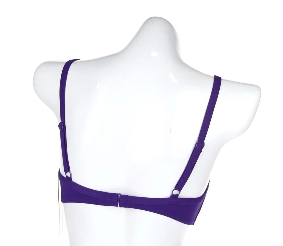 Gottex Contour 128206 dark purple Underwire bikini top swimwear Size 38D - Image 2 of 2