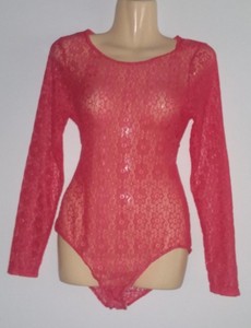 blush lace bodysuit