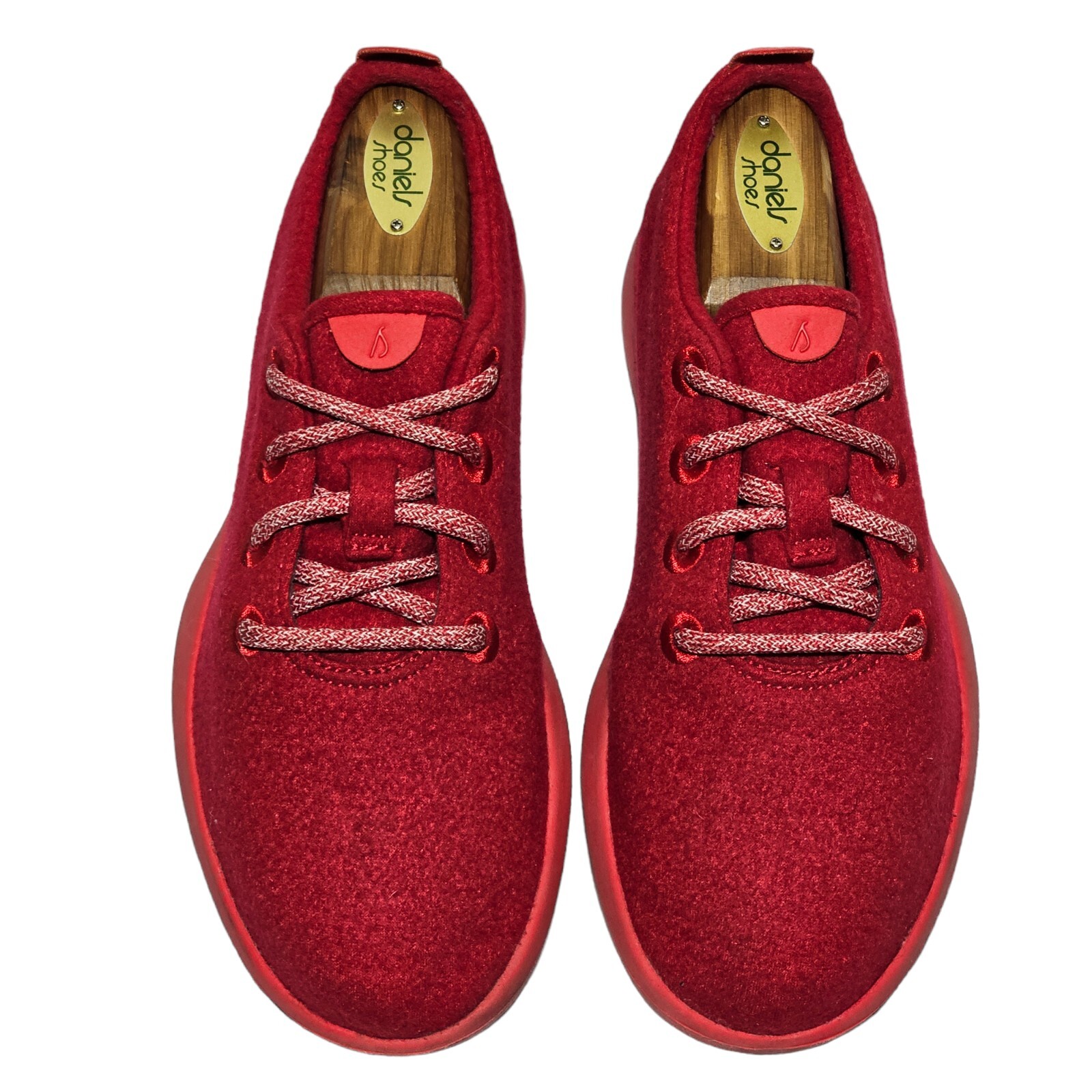 Allbirds Wool Runners Red Lace Up Athletic Shoes Womens US 8