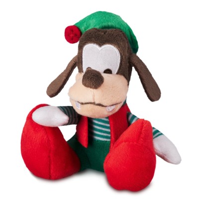 DISNEY STORE HOLIDAY TINY BIG FEET COLLECTION MICRO PLUSH GOOFY 3 3/4'' H CUTE