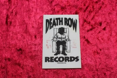 DEATH ROW RECORDS TUPAC SHAKUR LAMINATED VIP PASS HIP HOP MUSIC MEMORABILIA - Image 1 of 3