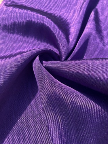 Tela moire de seda violeta púrpura, tela moiré por 2 metros - Imagen 11 de 20