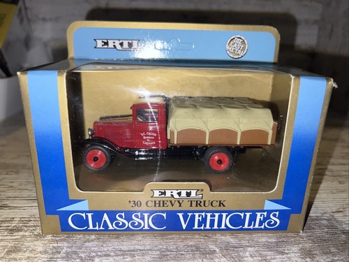 Réplique de véhicules classiques Ertl échelle 1/43 1930 camion Chevrolet #2861 VC Crozier - Photo 1/8