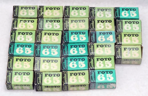 5 rolls СВЕМА ФОТО 35mm FN 65 FN65 SVEMA B&W FOTO PHOTO Black White FILM ISO 80