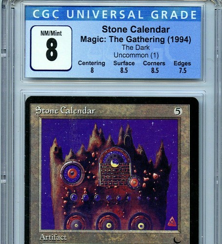 MTG Dark Stone Calendar CGC 8 NM-MT card Magic WOTC Amricons 5088 - Picture 2 of 3