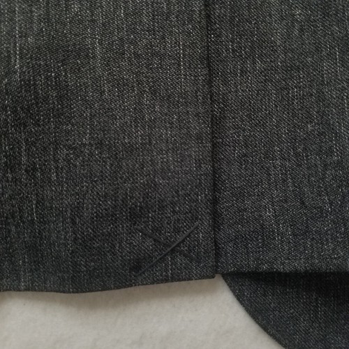 New Circle S Men's 44s Gray Black Velvet Western Yoke Blazer Rockabilly Cowboy - Picture 19 of 19