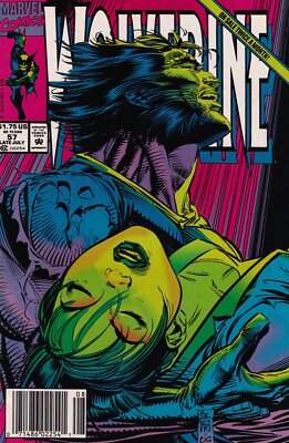 Wolverine #57 Newsstand Cover Marvel Comics