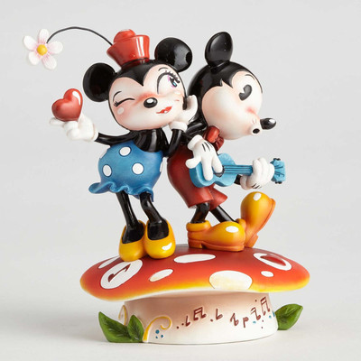 The World of Miss Mindy Disney Folk Art Figure - Mickey & Minnie