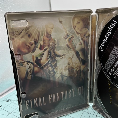 Final Fantasy XII 12 Collector’s Edition PS2 Steelbook Complete Disc Damage - Picture 3 of 12