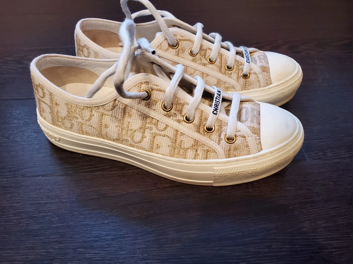 Dior, Shoes, Christian Dior Sneakers Size 1 Worn