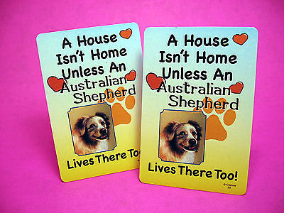 /"Australian Shepherd/" A House Isn/'t Home A Pair Of Dog Lover Cards Sku# 33