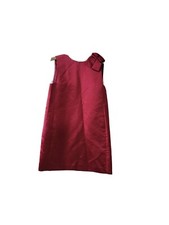 Cherry Red Dressy Tahari Arthur S Levine Sleeveless Sheath Dress Size 8P