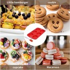 Silicone Muffin Top Pan 1 Pcs,Egg Molds for Breakfast Sandwiches 3 Inch Round — photo 5