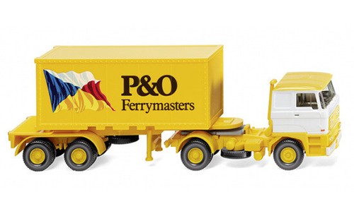 Containersattelzug 20' (DAF) "P & O" - 1:87 - Wiking (052603) - 第 1/1 張圖片