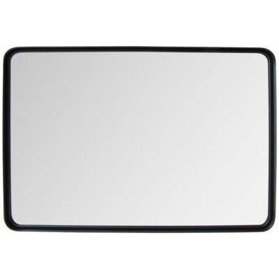 Modern Rectangular Wall Hanging Mirror Bathroom Decor With Solid Steel Frame