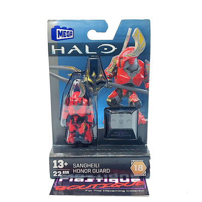 Mega Construx Halo Universe Sangheili Honor Guard COMPLETE SANGHELIOS BLOKS  RED