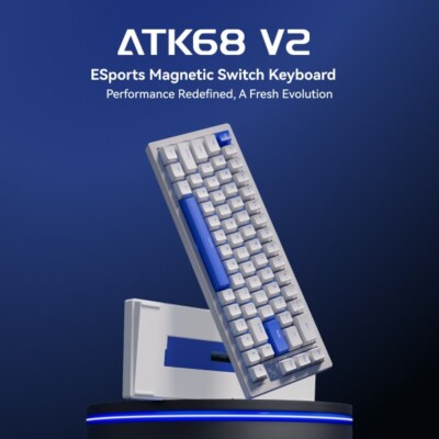 ATK 68 V2 Hall Effect Gaming Keyboard – 65% CNC Aluminum 8K