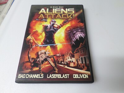 Aliens Attack!: 3 Dvd Set (DVD) - BAD CHANNELS / LASERBLAST / OBLIVION