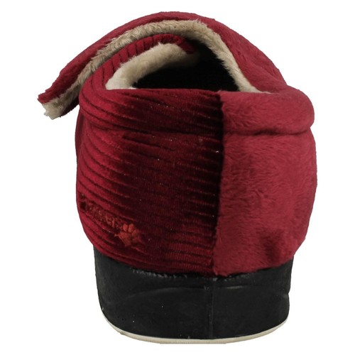 Pantuflas de gancho y correa de bucle para damas almohadillas ajuste ancho EE - Imagen 87 de 98