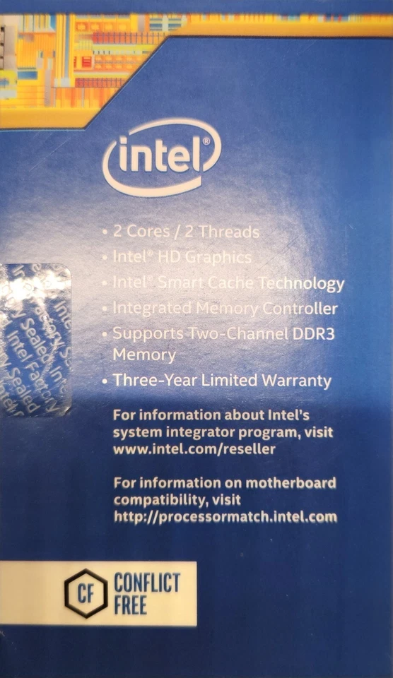 Intel Celeron G1840 Dual-core LGA1150 - Image 3 of 4