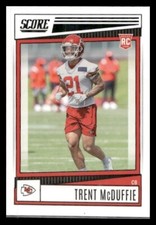 2022 Score #328 Trent McDuffie Rookie Kansas City Chiefs