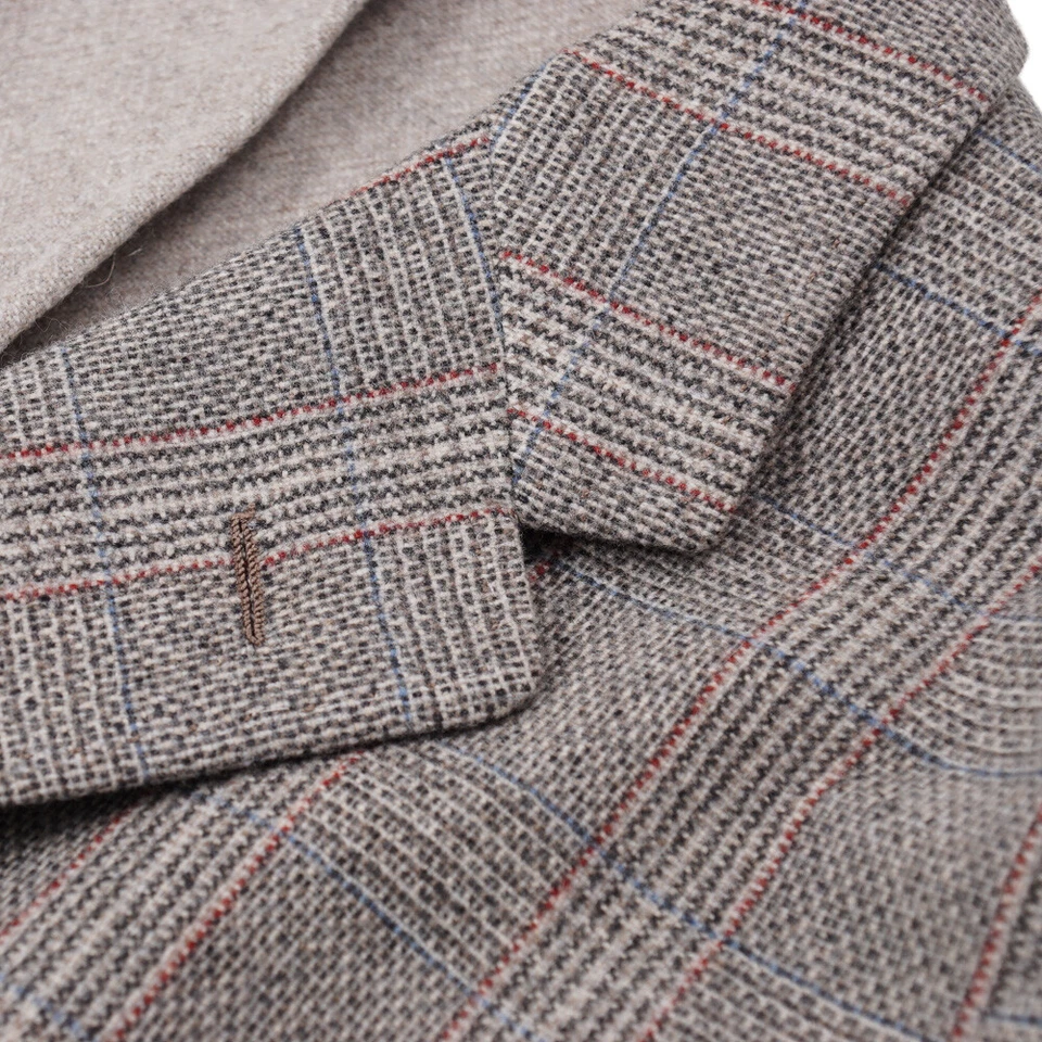 NWT $3495 D'AVENZA 'Voyager Sartorial' Soft Wool-Cashmere Sport Coat 40 R - Image 4 of 4