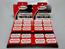 Personna Red Double Edge Stainless Steel 100 Blades 20 BOXES OF 5
