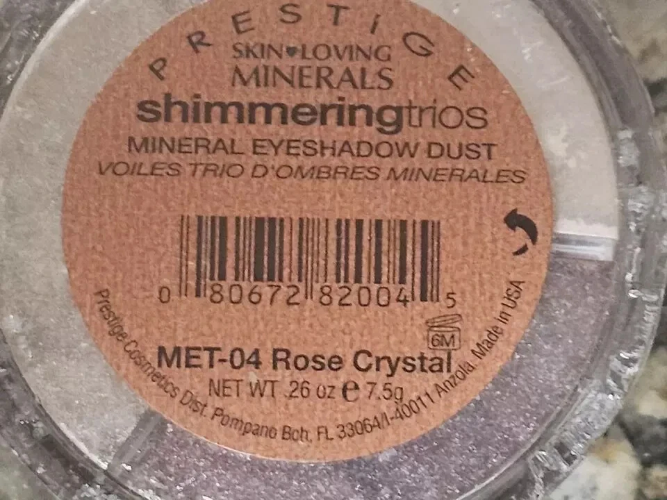 Lot 3 Prestige Minerals Shimmering Trios Eye Shadow Dust MET-05 Rose Crystal - Image 3 of 3