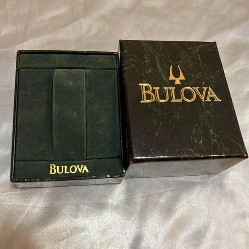 Bulova watch empty box case m34490973043HA Used eBay