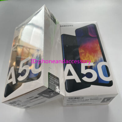 Unlocked Samsung Galaxy A50 SM-A505F/DS Dual SIM 128GB ROM -New Sealed Black