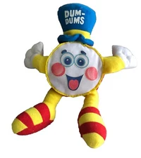 SPANGLER CANDY COMPANY DUM DUMS Lollipop Drum Man Plush Promo VTG Stuffed Plush