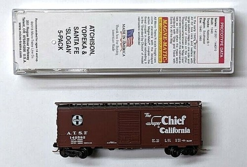 MTL Micro-Trains 02054137 ATSF Santa Fe 142582 "The Super Chief" Bx-37 vagón de carga | Zustand: New