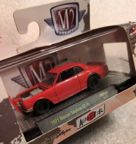 2018 M2 MACHINES AUTO JAPAN 1971 NISSAN SKYLINE GT-R RED WALMART EXCLUSIVE - Picture 8 of 8